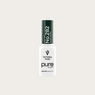 PURE VEGAN CREAMY HYBRID 282 Dusk Moss esmalte híbrido verde musgo