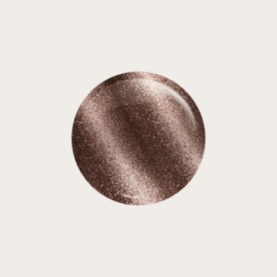 Pure Vegan Creamy Hybrid 283 Cat Eye Brown Spell esmalte híbrido marrón con efecto cat eye 2