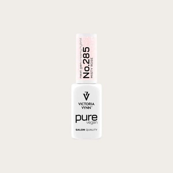 Pure Vegan 285 Misty Rose esmalte híbrido vegano rosa claro