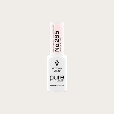 Pure Vegan 285 Misty Rose esmalte híbrido vegano rosa claro