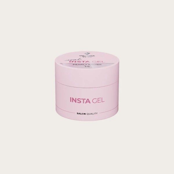  Insta Gel 14 Pearly Crush Victoria Vynn gel constructor autonivelante rosa perlado