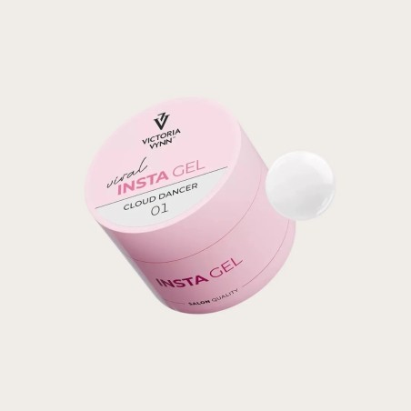 Victoria Vynn Insta Gel Cloud Dancer 01, gel constructor rosa muy claro