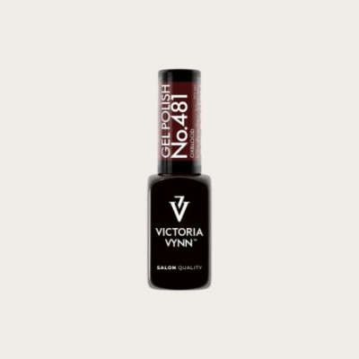 Gel Polish 481 Oxblood esmalte semipermanente burdeos oscuro de Victoria Vynn