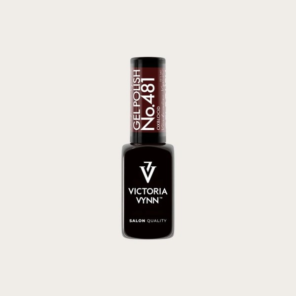Gel Polish 481 Oxblood esmalte semipermanente burdeos oscuro de Victoria Vynn