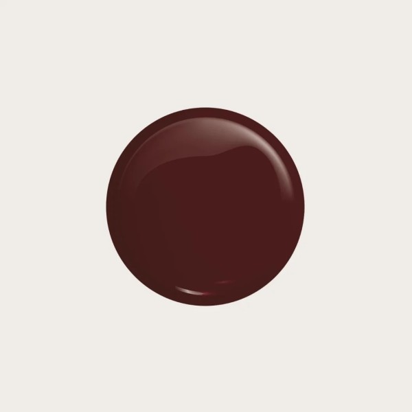  Gel Polish 481 Oxblood muestra del tono burdeos profundo con acabado brillante
