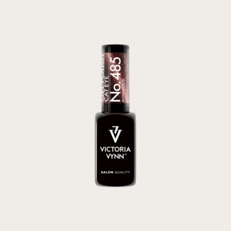 Gel Polish 485 Rosewood esmalte semipermanente rosa amarronado con efecto Cat Eye de Victoria Vynn