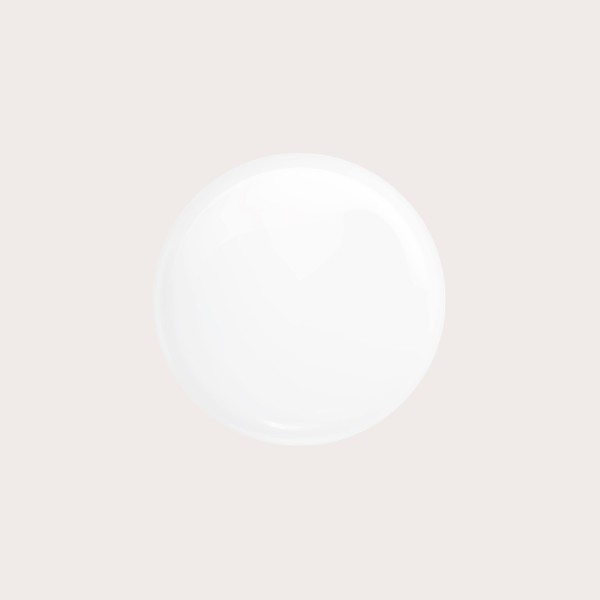 Master Gel 02 Milky White muestra del tono blanco lechoso con cobertura del 70 %
