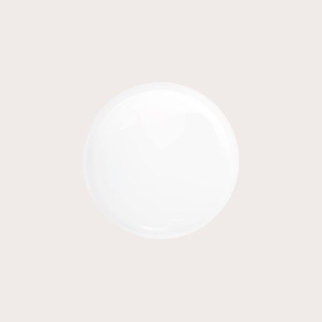 Master Gel 02 Milky White muestra del tono blanco lechoso con cobertura del 70 %