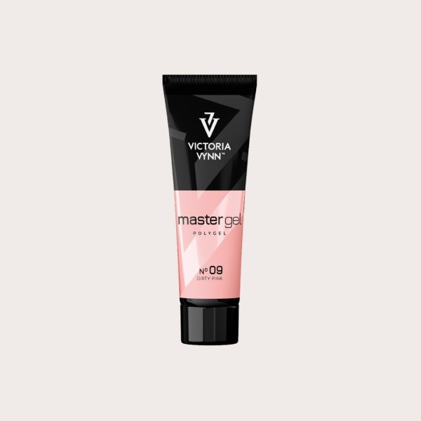 Master Gel 09 Dirty Pink de Victoria Vynn gel acrílico rosa empolvado de construcción de uñas de 60 g