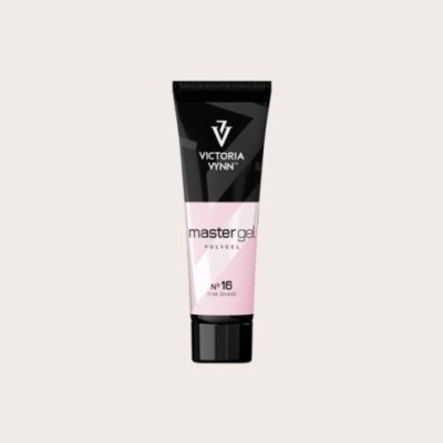 Master Gel 16 Pink Shake de Victoria Vynn gel acrílico rosa frío para construcción de uñas de 60 g