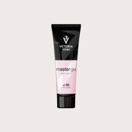 Master Gel 16 Pink Shake de Victoria Vynn gel acrílico rosa frío para construcción de uñas de 60 g