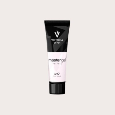 Master Gel 17 Milk Shake de Victoria Vynn gel acrílico blanco lechoso con matiz rosa de 60 g