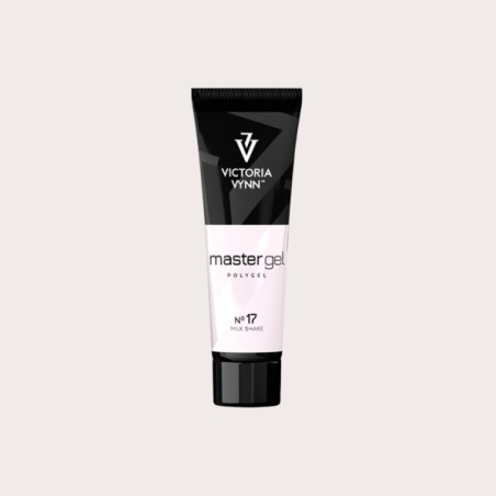Master Gel 17 Milk Shake de Victoria Vynn gel acrílico blanco lechoso con matiz rosa de 60 g