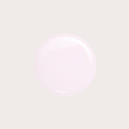 Master Gel 17 Milk Shake muestra del tono blanco lechoso con matiz rosa y cobertura del 90%.