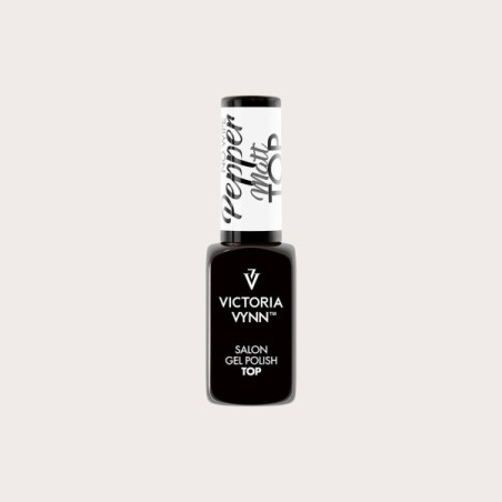 Gel Polish Top No Wipe Matt Pepper 8ml