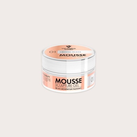 Mousse Sculpture Gel 01 Crystal Glass 15ml