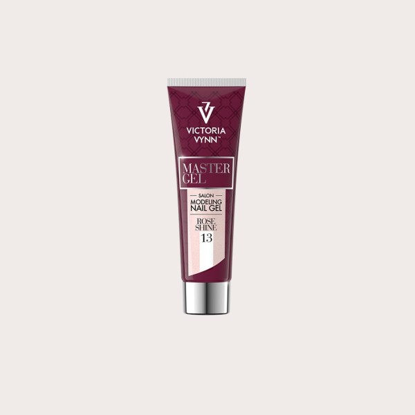 Master Gel 13 Rose Shine Polygel
