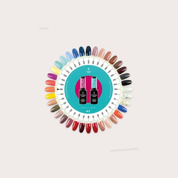 VV Gel Polish Color Chart 2 61-140